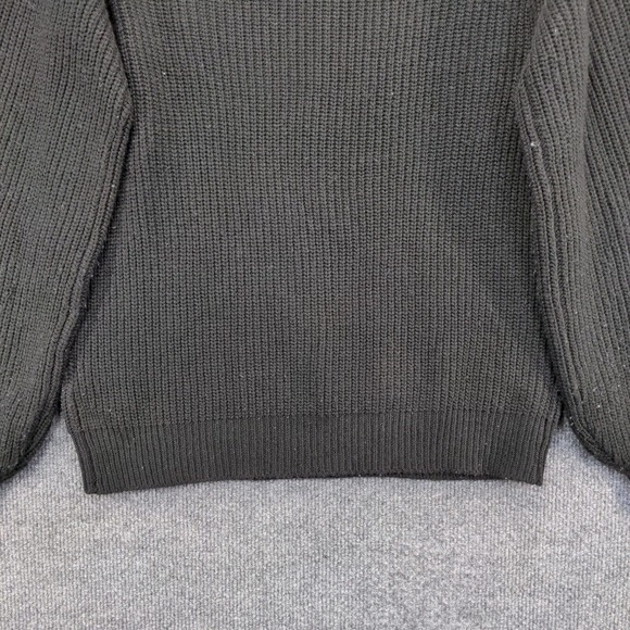 Philosophy Republic Clothing Womens Wool Blend Sweater Black Small Cold Shoulder - Picture 6 of 12